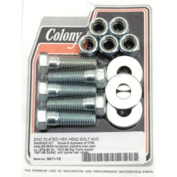 Kits de visserie de poulie de roue arriere galvanises 780177