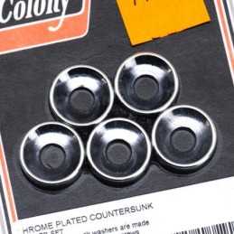 Rondelles fraisees chromees 741844