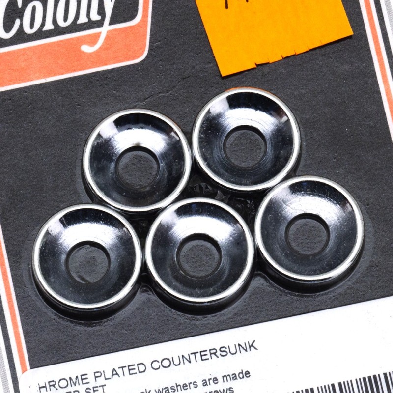 Rondelles fraisees chromees 741844