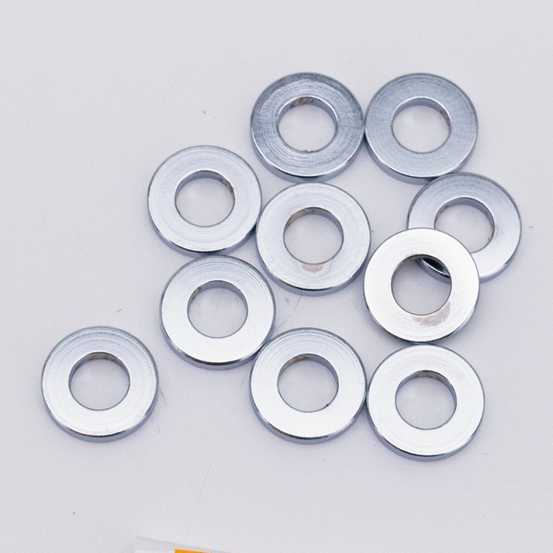 Rondelles plates chromees speciales 720264
