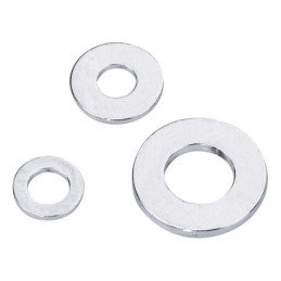 Rondelles plates chromees speciales 720264