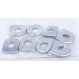 Rondelles plates chromees speciales 720265
