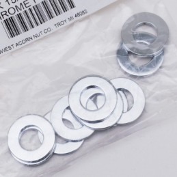 Rondelles plates chromees speciales 720266