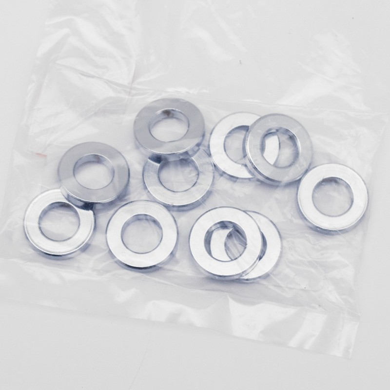 Rondelles plates chromees speciales 720268