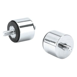 Silent-bloc avec cache chrome 358306
