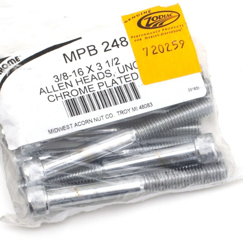 Vis avec tete allen chromee grade-8 720259