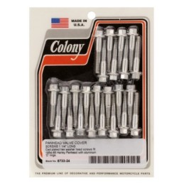 Vis de caches culbuteurs colony pour panhead big twin 769024