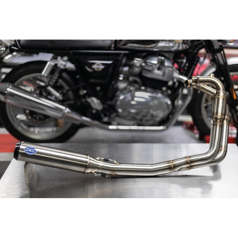 Pots 2 en 1 s&s qualifier pour royal enfield 650 twins 785016