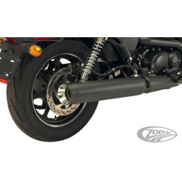Silencieux d’échappement Supertrapp STOUT SLIP-ON noirs pour 2015 to present XG 500 & XG 750 Street 739895 Pièces pour Harley...