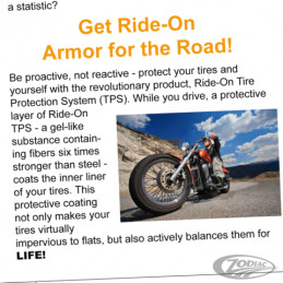 Ride-On anti-crevaison TPS, flacon de 8 oz (240 ml) 735110 Roues