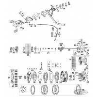 Pièces d'embrayage pour Harley-Davidson  WL 45 ci