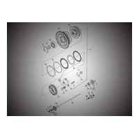 Embrayage Assist & Slip à 3 goujons pour Harley-Davidson Twin Cam 2013-2017 et Milwaukee-Eight 2017-2026